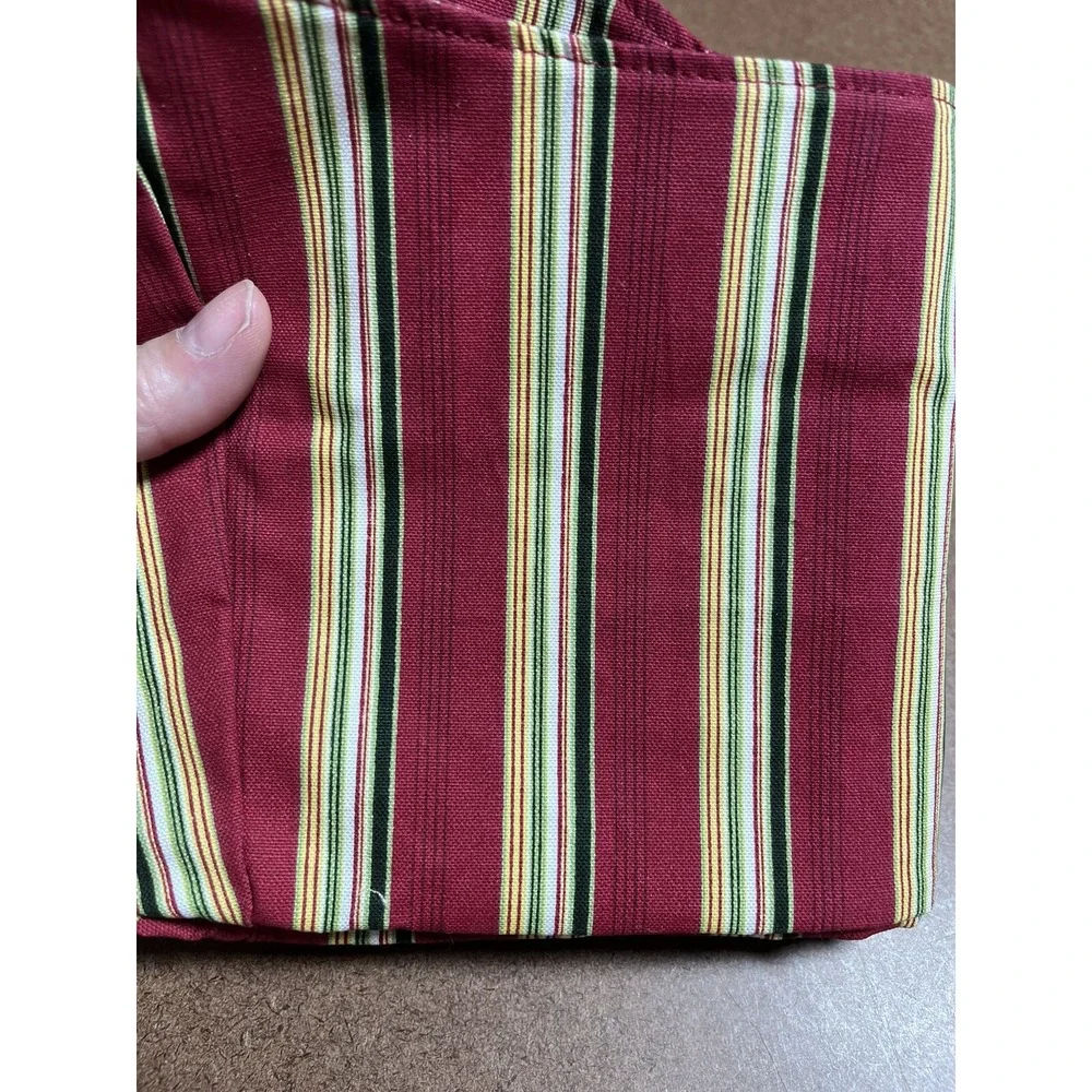 Longaberger Basket Holiday Stripe Liner Basket Liner 2006 Nature Holiday Hostess